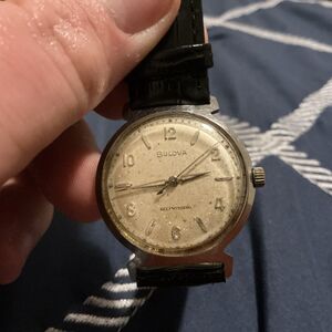 Bulova Self Winding Men Wrist Watch, #11-AFAC, 17 Jewel, Running